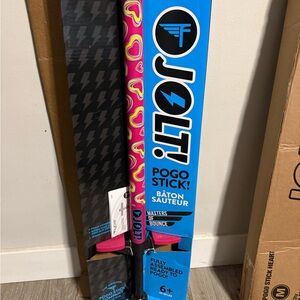 Jolt Pink and Yellow Pogo Stick